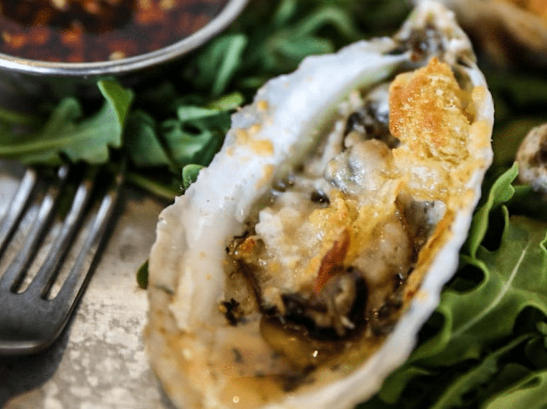 Oysters take center stage at Flying Machine's WB restaurant, its beer